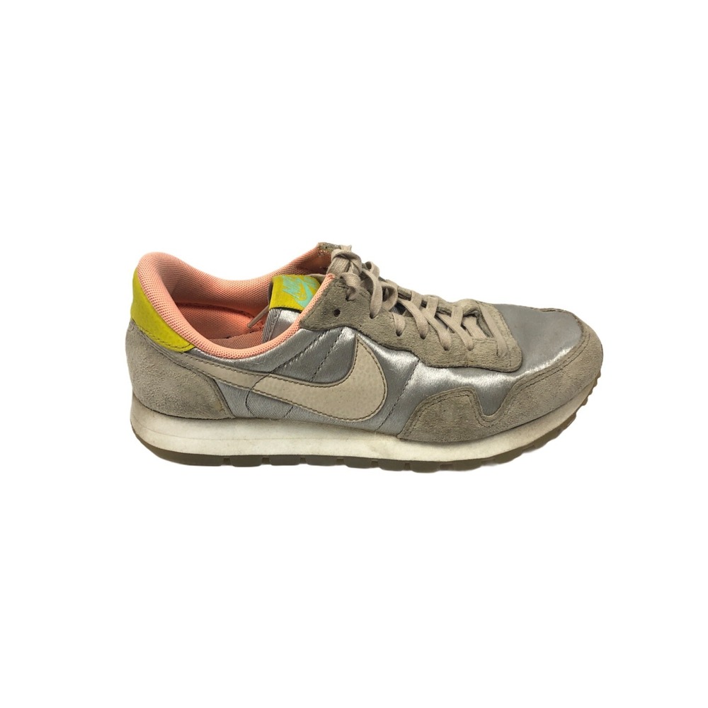 Nike Air Pegasus 83 Sneakers Womens‎ 6 Silver Grey Pink Yellow 749667-002